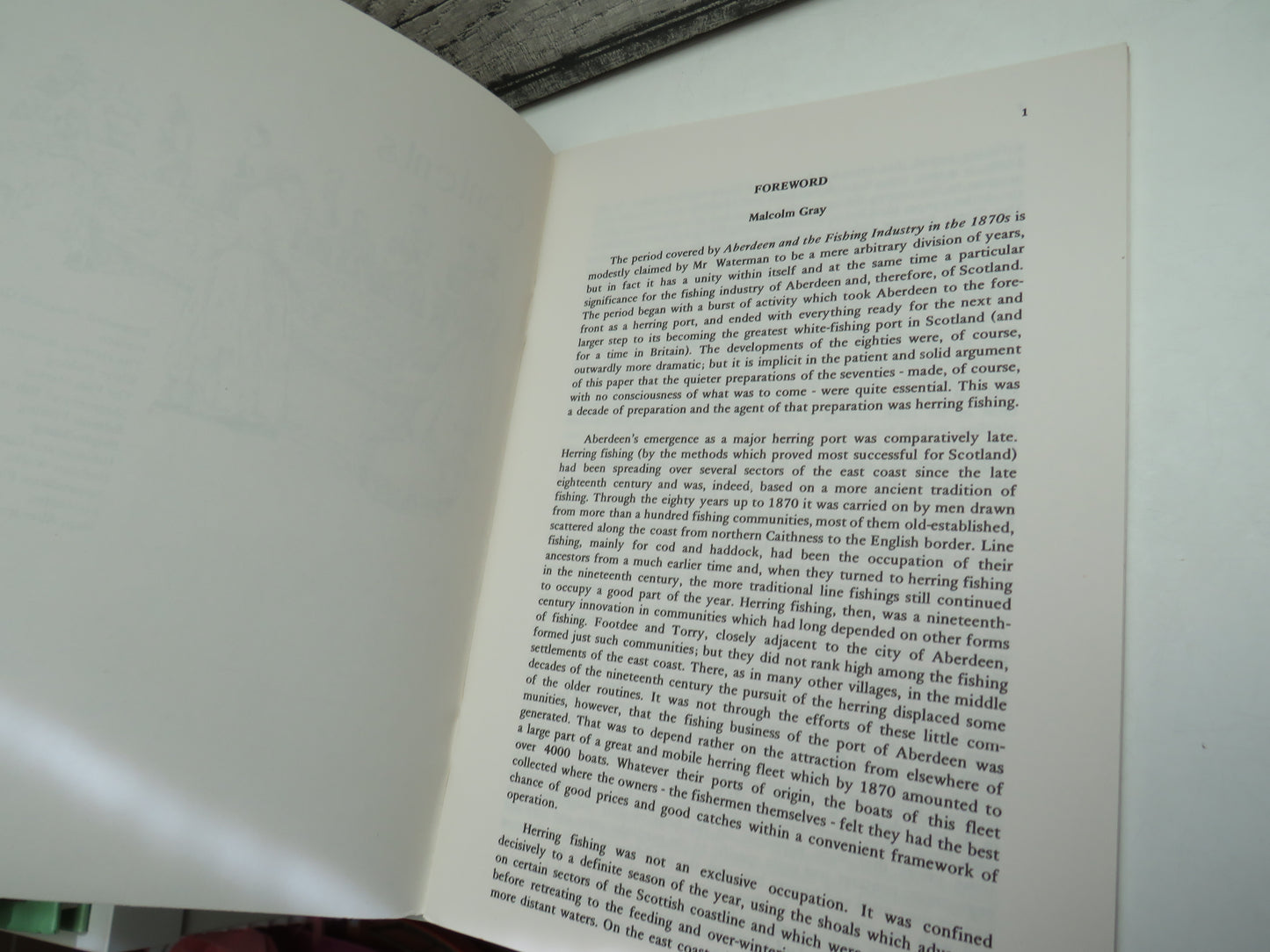 Aberdeen and The Fishing Industry In The Eighteen Seventies By J.J. Waterman