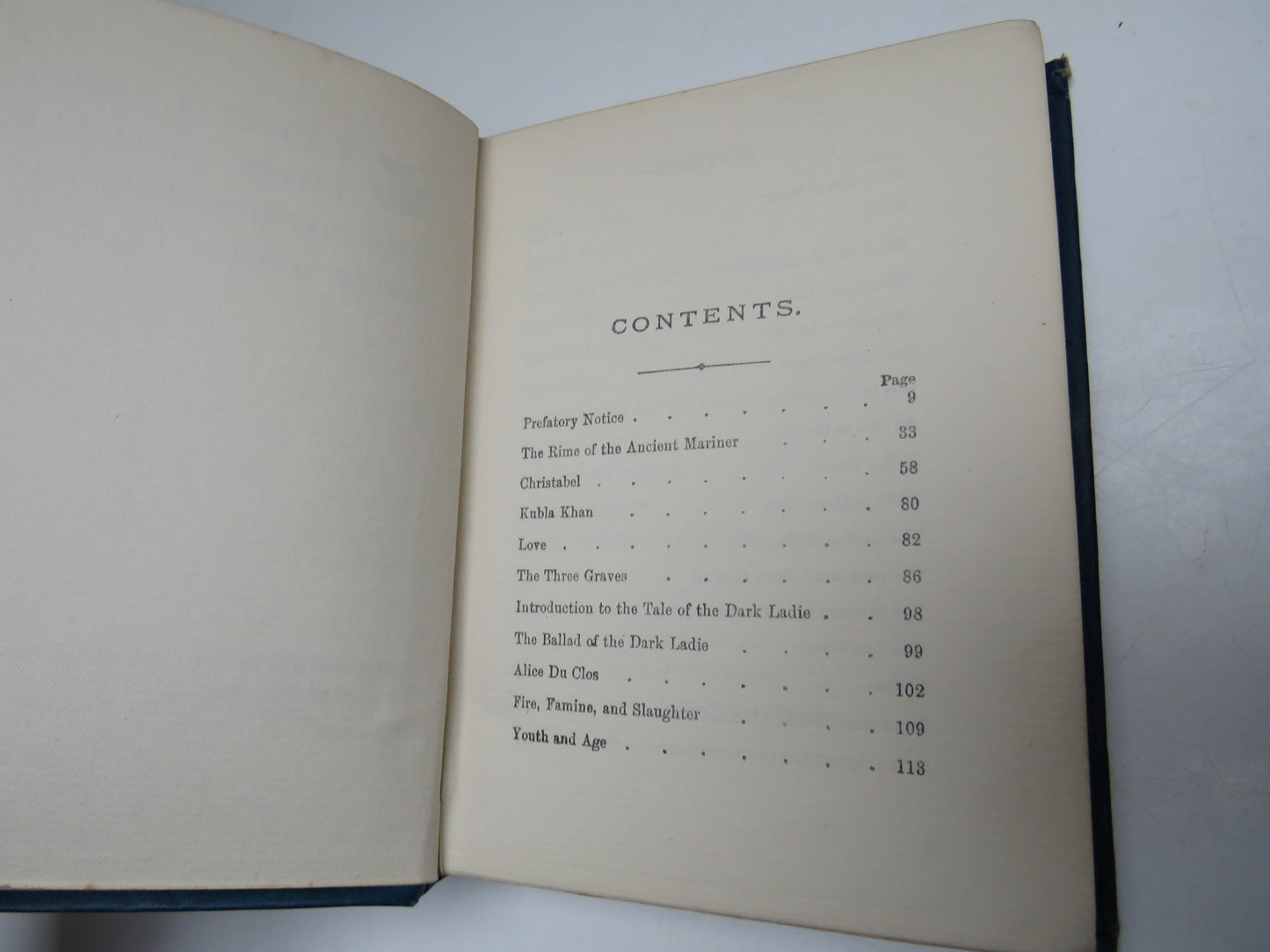 The Poems of Samuel Taylor Coleridge With Prefatory Notice By Joseph Skipsey