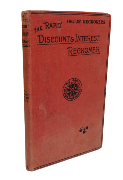 The 'Rapid' Discount and Interest Reckoner book front cover