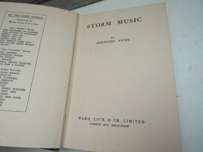 Storm Music By Dornford Yates 1945 book image 3