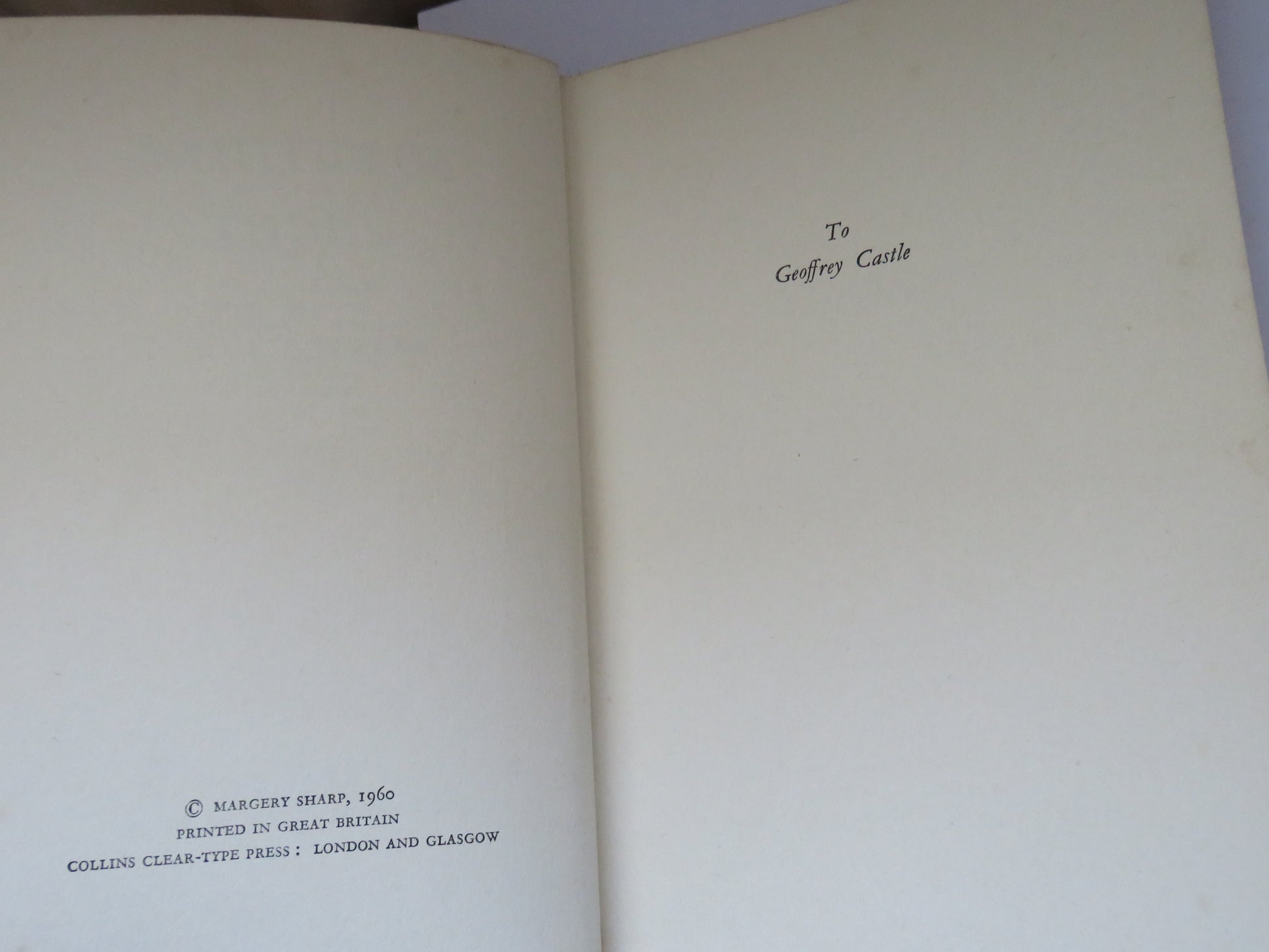 Vintage Book of 'something light by margery sharp 1960'