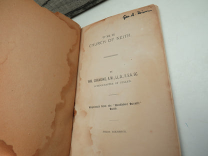 The Church of Keith By W.M. Cramond Schoolmaster of Cullen book image 3