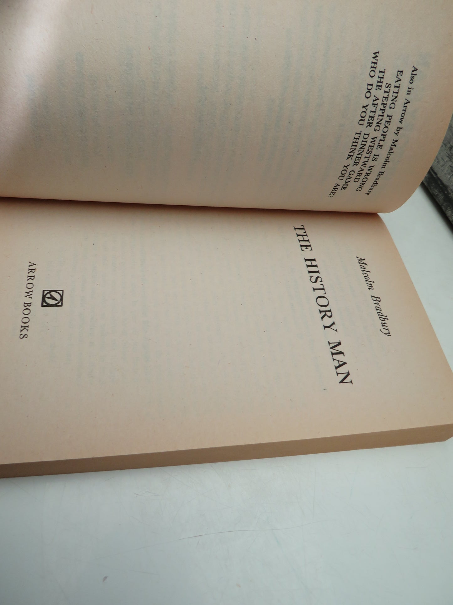 The History Man By Malcolm Bradbury 1982