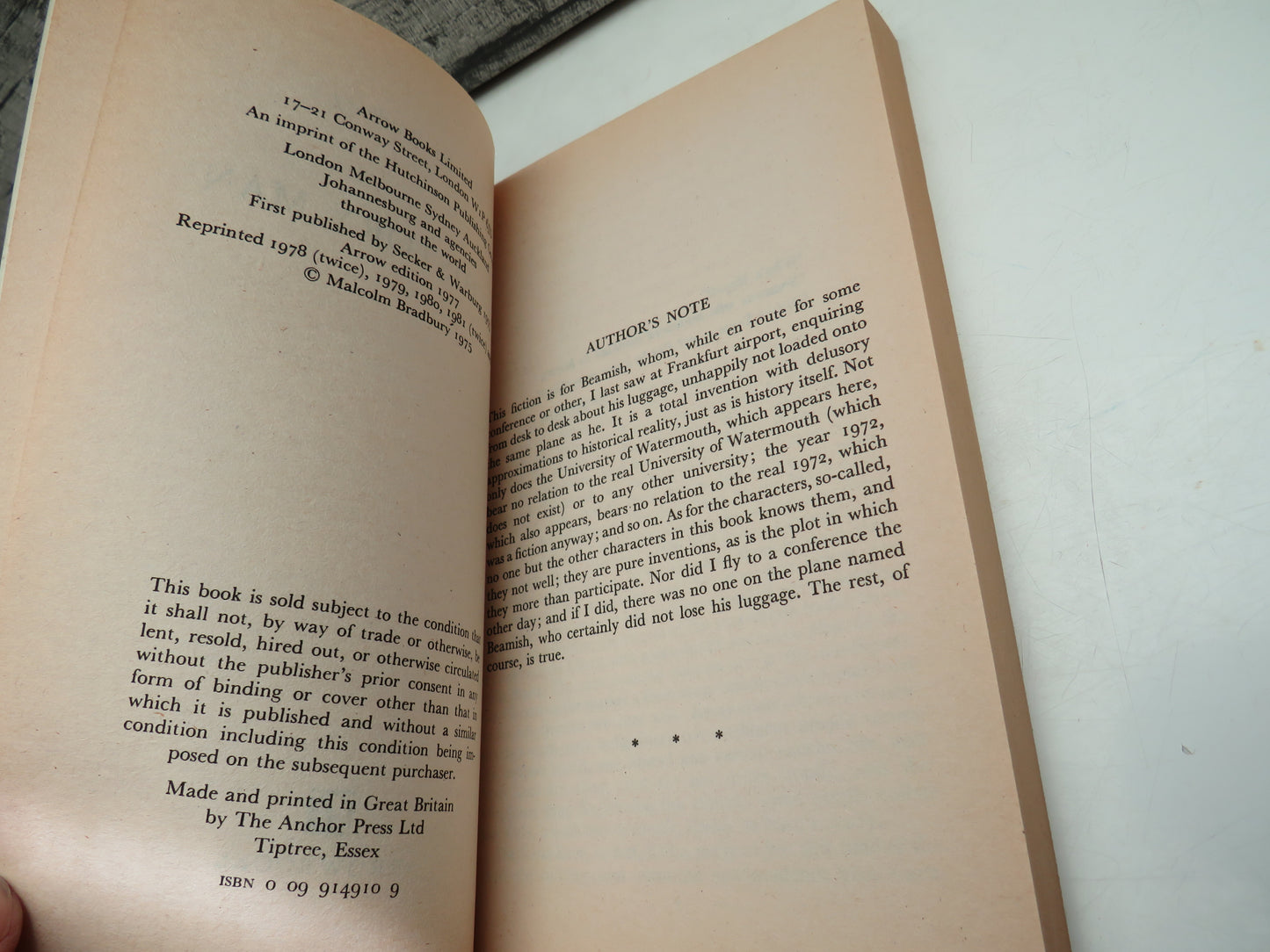 The History Man By Malcolm Bradbury 1982