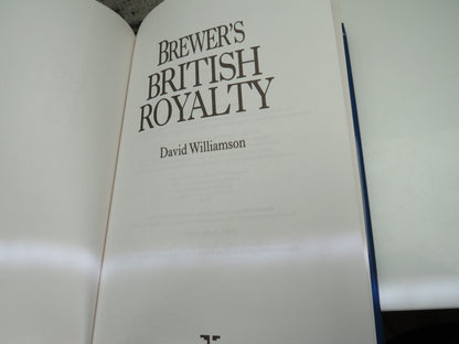 Brewer's British Royalty By David Williamson 1996 A Phrase and Fable Dictionary book image 4