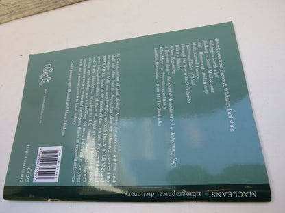 A Biographical Dictionary of Mull People MACLEANS Compiled By Jo Currie 2002