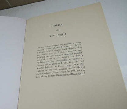 Tecumseh A Life By John Sugden 1999 book image 3