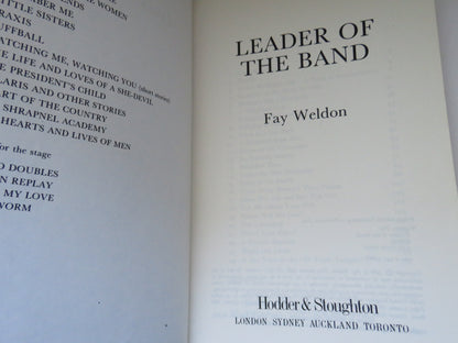 Leader of The Band By Fay Weldon 1988 Uncorrected Book Proof book image 2