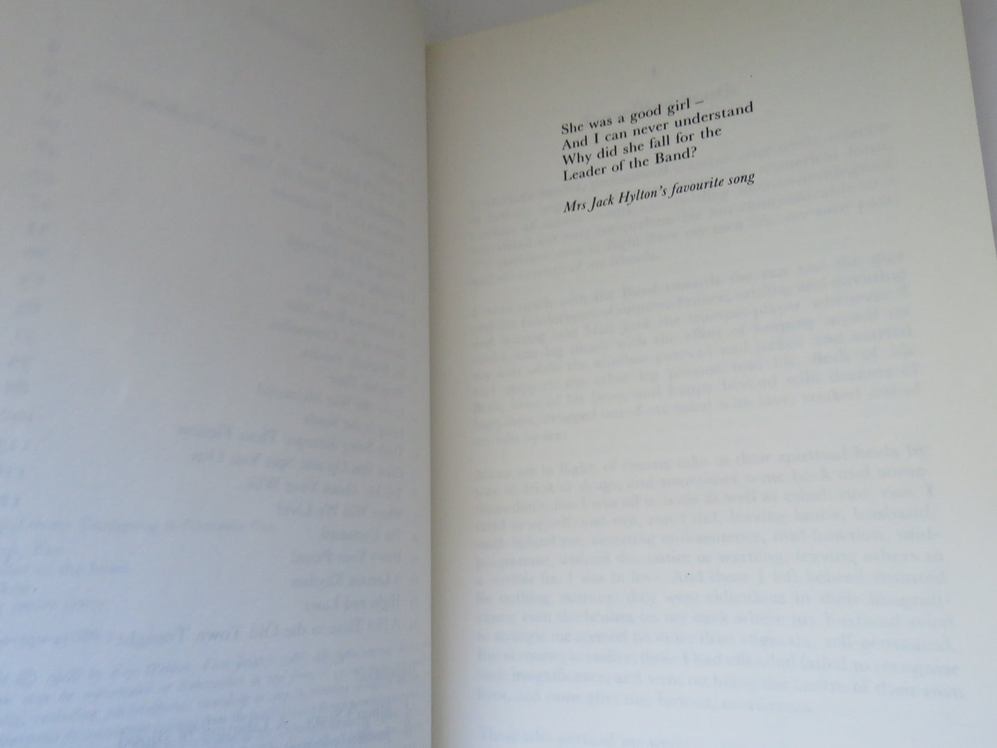 Leader of The Band By Fay Weldon 1988 Uncorrected Book Proof