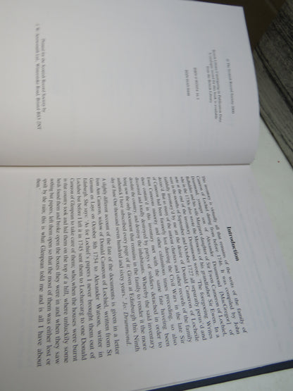 The Lochiel Inventory 1472-1744 Edited By Jean Munro 2000 book image 5