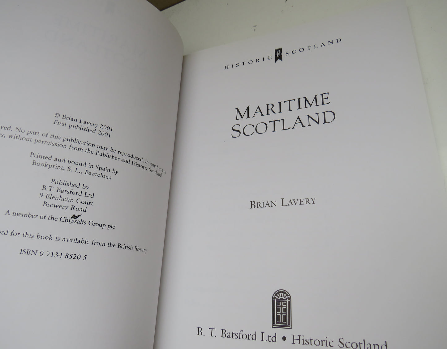 Maritime Scotland By Brian Lavery 2001