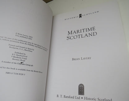 Maritime Scotland By Brian Lavery 2001 book image 3