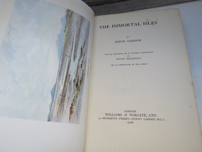 The Immortal Isles By Seton Gordon 1926