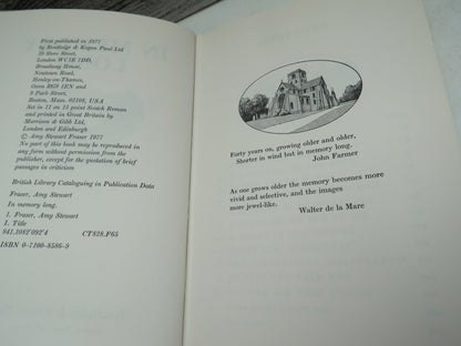 In Memory Long By Amy Stewart Fraser 1977 book image 5