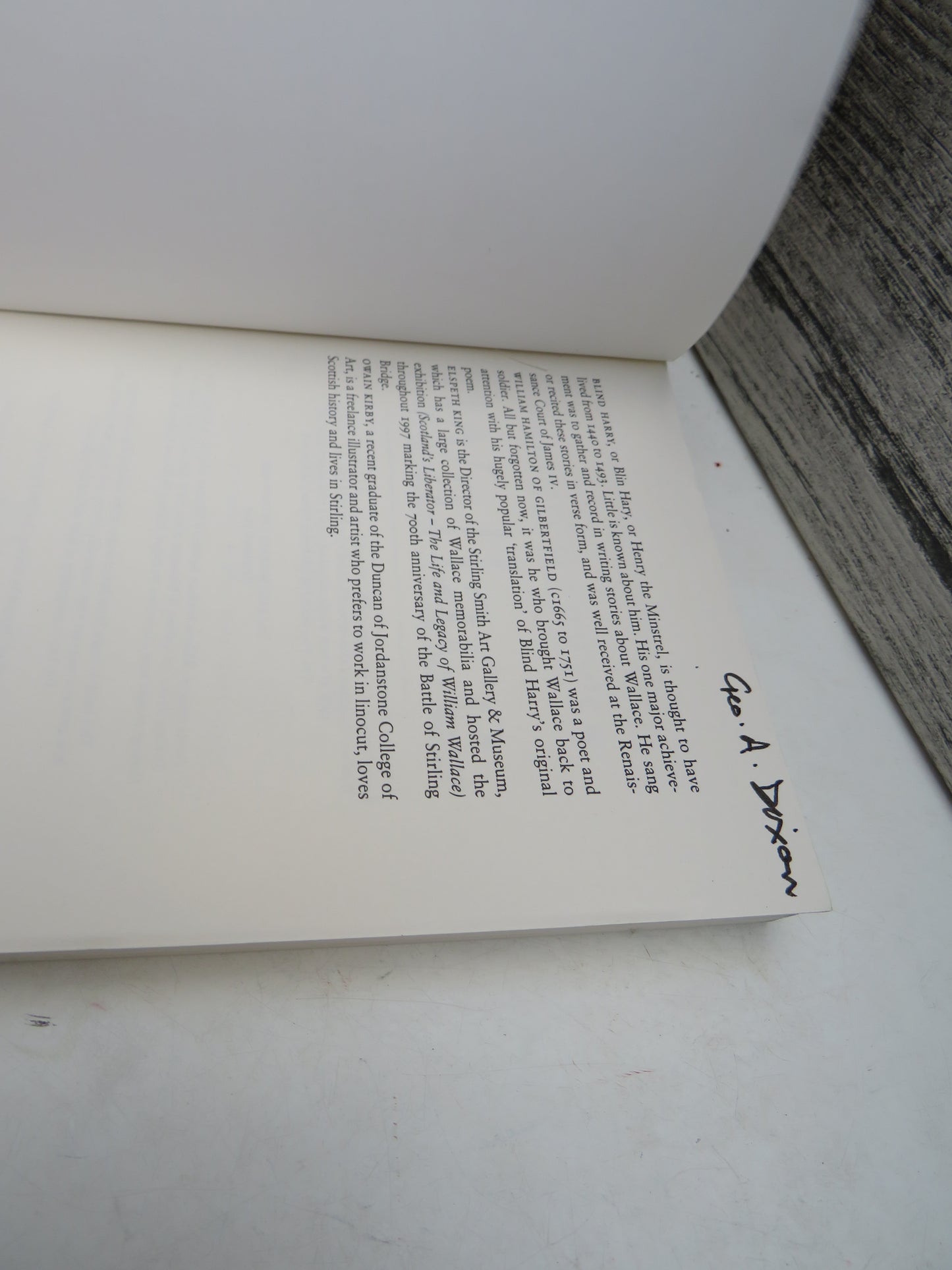 Bind Harry's Wallace By William Hamilton of Gilbertfield 1999