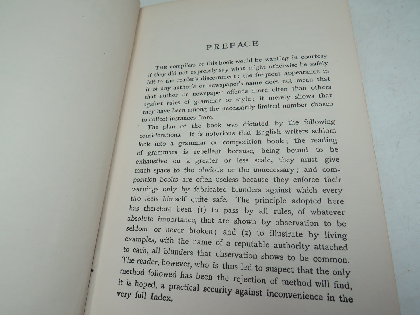 The King's English By H.W. Fowler & F.G. Fowler 1906