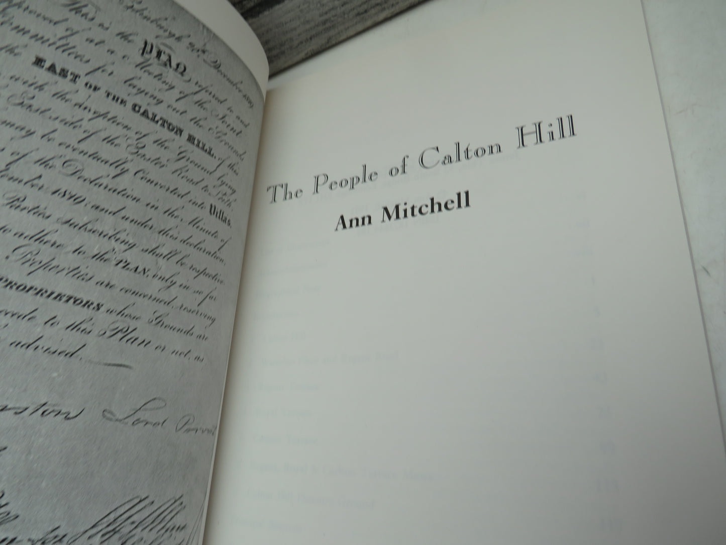 The People of Calton Hill By Ann Mitchell 1993