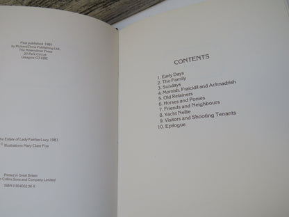 Hebridean Childhood An Autobiography By Norah, Lady Fairfax-Lucy 1981
