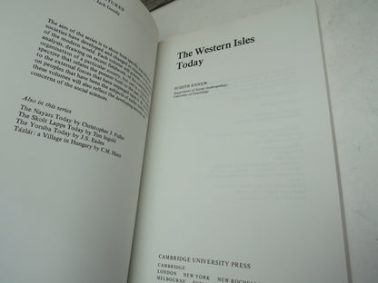 The Western Isles Today By Judith Ennew 1980 book image 4