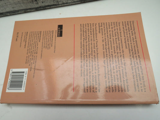 Tracing Your Ancestors In The Public Record Office Fourth Edition By Amanda Bevan and Andrea Duncan