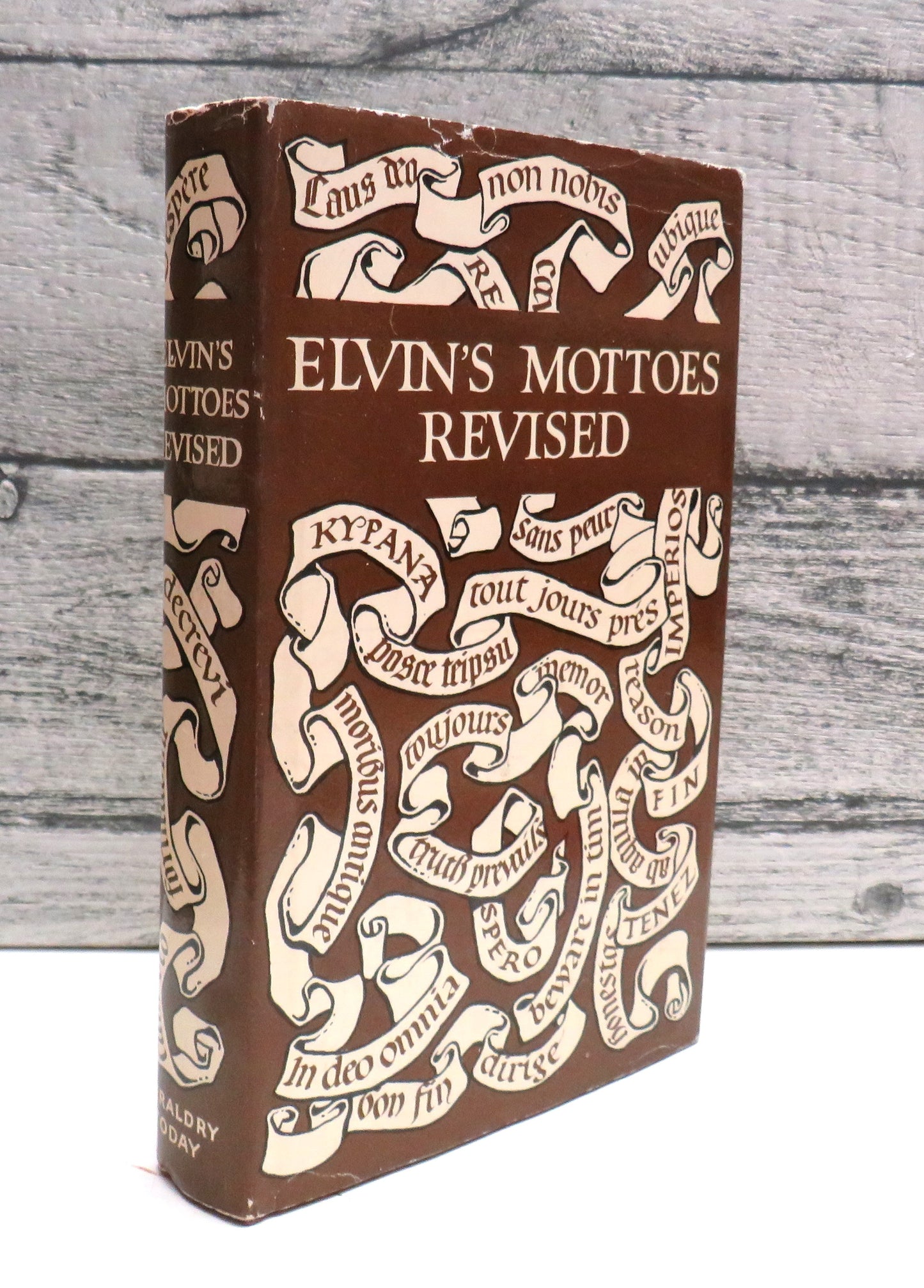 Elvin's Handbook of Mottoes Revised With Supplement and Index By R. Pinches 1971