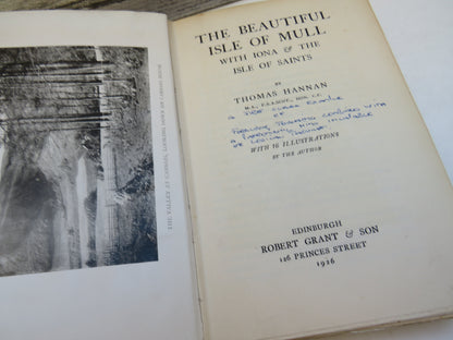 The Beautiful Isle of Mull With Iona & The Isle of Saints By Thomas Hannan 1926