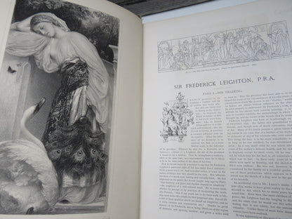 The Art Annuals Sir Eleighton P.R.A, Sir J.E. Millais R.A, L. Almatademara, J.L.E. Meissonier, J.G. Hook R.A., Rosa Bonheur, Birket Foster.