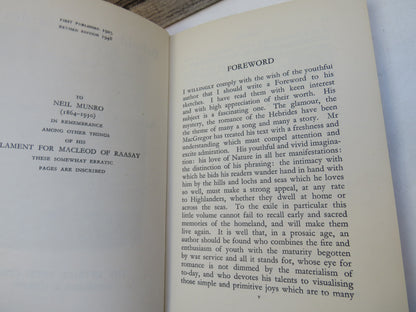 Behold The Hebrides! Or Wayfarings In The Western Isles By Alasdair Alpin MacGregor 1948