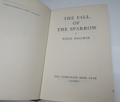 The Fall of The Sparrow By Nigel Balchin book image 4