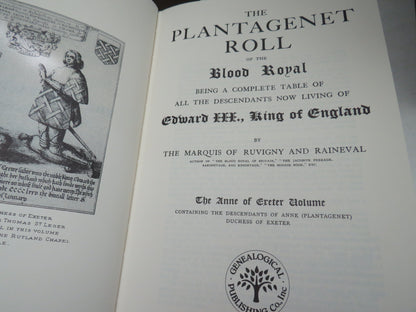 The Plantagenet Roll of the Blood Royal Being A Complete Table of All The Descendants Now Living of  book image 5