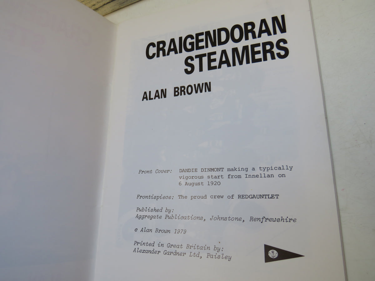 Craigendoran Steamers By Alan Brown 1979