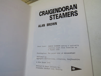 Craigendoran Steamers By Alan Brown 1979