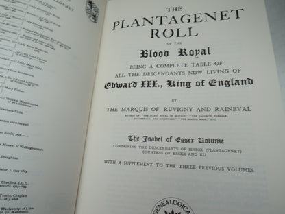 The Plantagenet Roll of the Blood Royal Being A Complete Table of All The Descendants Now Living of  book image 7