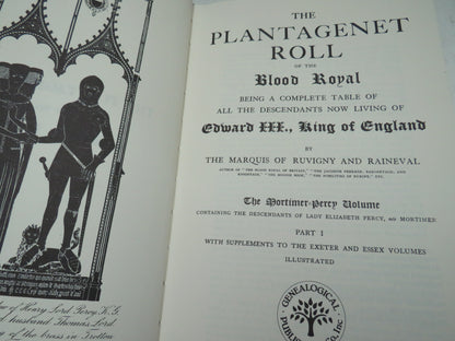 The Plantagenet Roll of the Blood Royal Being A Complete Table of All The Descendants Now Living of  book image 8