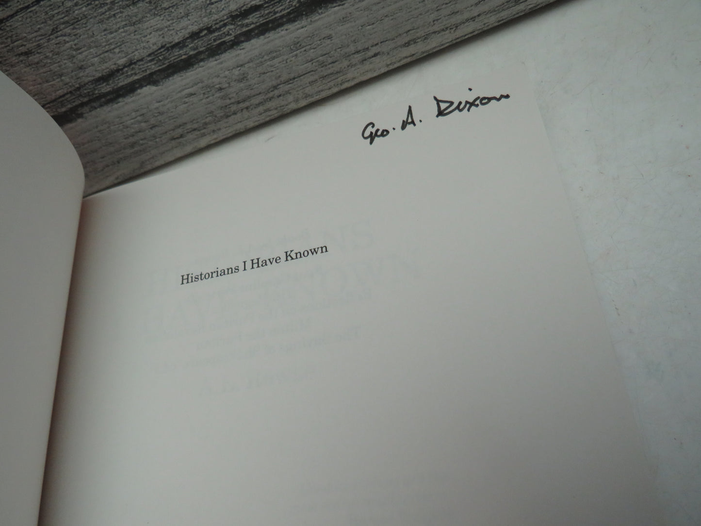 Historians I Have Known by A.L. Rowse 1995