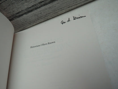 Historians I Have Known by A.L. Rowse 1995 book image 3
