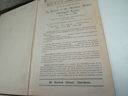 The Records Of The Aberdeen Medico-Chirurgical Society From 1789 To 1922 With Some Recollections, Re book image 4
