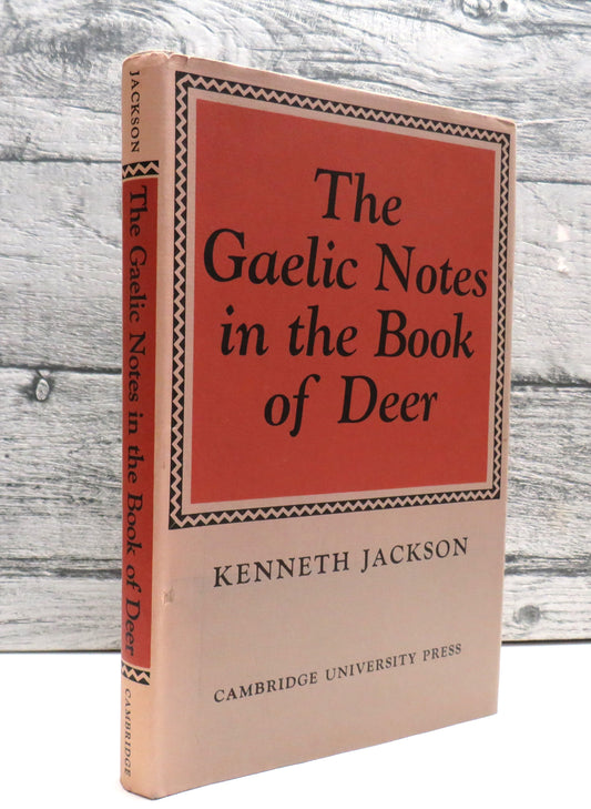 The Gaelic Notes In The Book Deer By Kenneth Jackson 1972