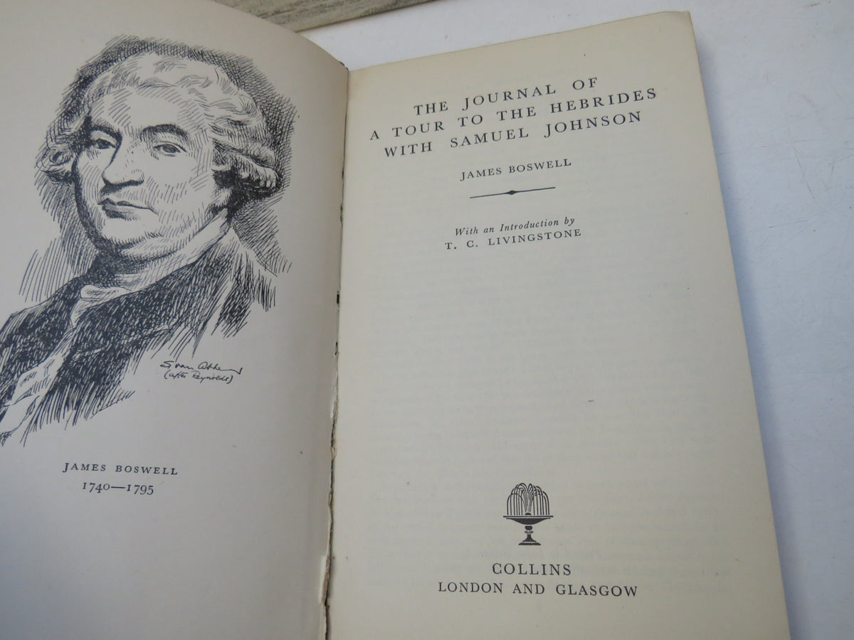 The Journal of A Tour To The Hebrides With Samuel Johnson By James Boswell 1955