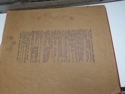 The Just So Song Book Being The Songs From Rudyard Kipling's Just So Stories Set To Music By Edward German 1918