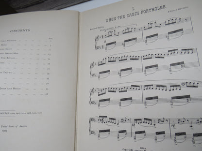 The Just So Song Book Being The Songs From Rudyard Kipling's Just So Stories Set To Music By Edward German 1918