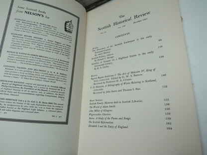 The Scottish Historical Review No 130 October 1961 book image 3
