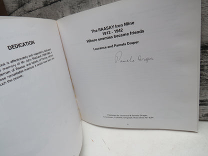 The Raasay Iron Mine 1912-1942 Where Enemies Became Friends By Laurence and Pamela Draper 1992 Autho book image 3