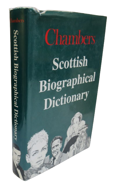 Chambers Scottish Biographical Dictionary Editor Rosemary Goring 1992 book front cover