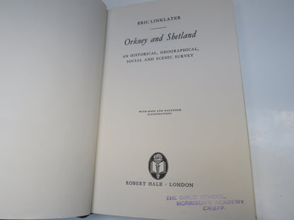 Orkney and Shetland An Historical, Geographical, Social and Scenic Survey By Eric Linklater 1971 book image 4
