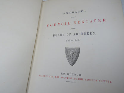Extracts From The Council Register Of The Burgh of Aberdeen 1625-1642 & 1643-1747 book image 8