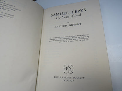 Samuel Pepys The Years of Peril By Arthur Bryant 1952 book image 4