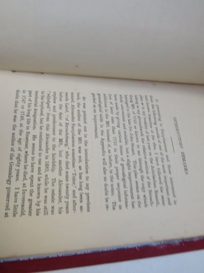 Farquharson Genealogies No. II. Inverey Branch By A. M. Mackintosh 1914 Only 100 Copies Printed
