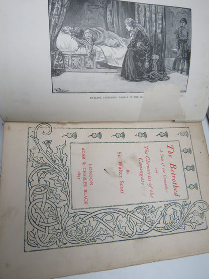 The Betrothed A Tale of The Crusaders and The Chronicles of the Canongate By Sir Walter Scott 1897