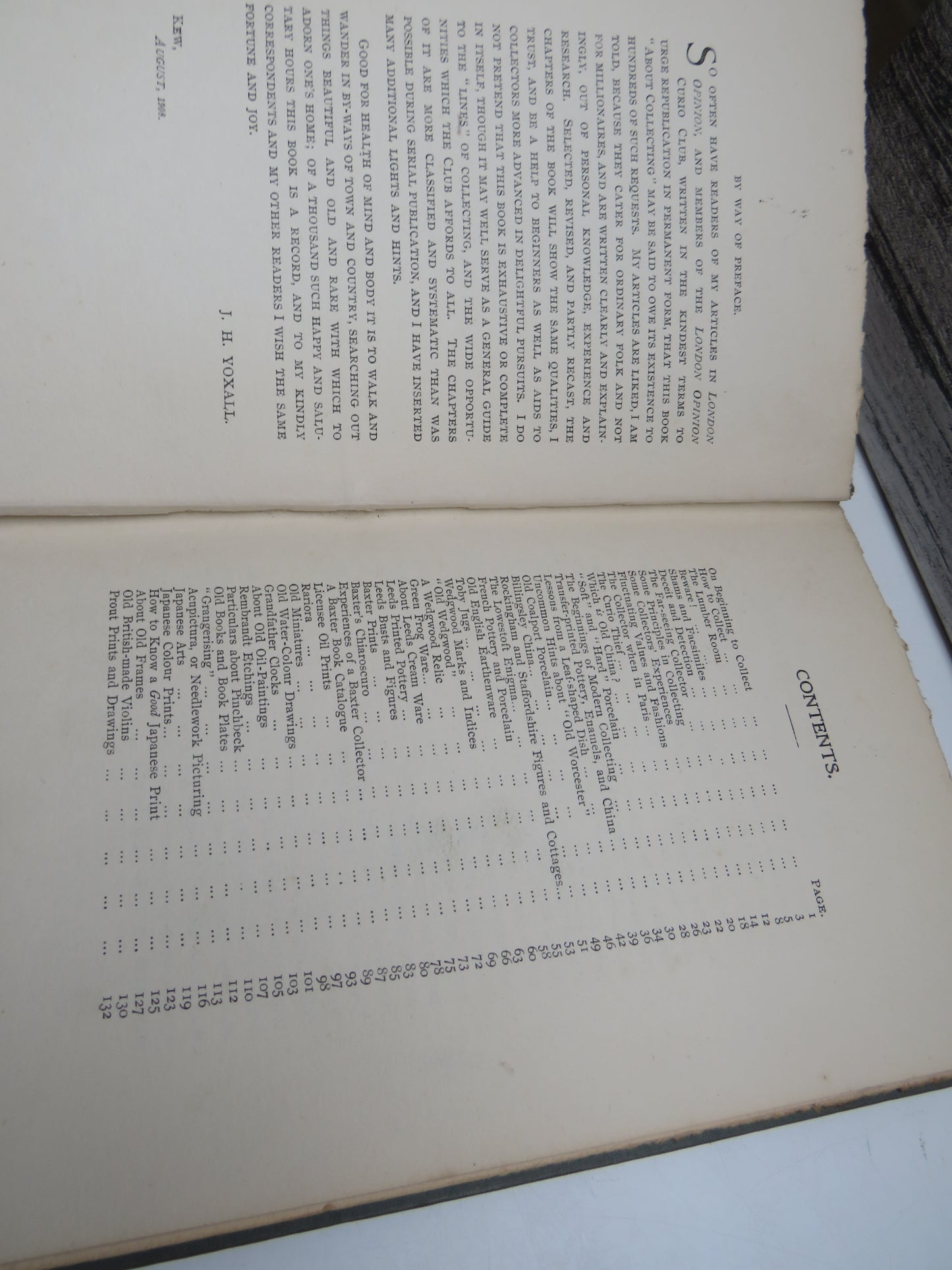 The ABC About Collecting By J. H. Yoxall 1908
